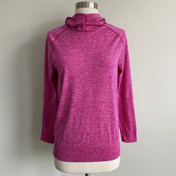 The North Face Go Seamless Pullover Hoodie Long Sleeve Pink M - Picture 1 of 12